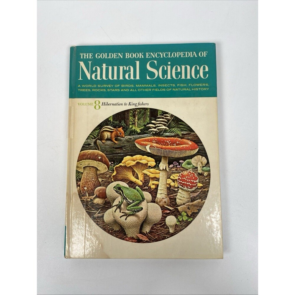 Vintage 1962 The Golden Book Encyclopedia Of Natural Science Volume 8 Fishers